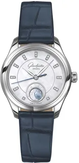 Glashütte Serenade Luna 1-35-14-02-02-04 Stainless steel White