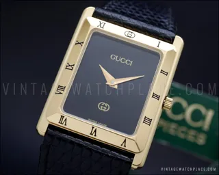 Gucci Tank 4200M Gold-plated Black