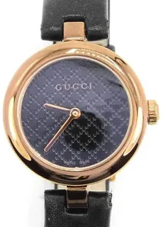 Gucci Diamantissima YA141501 PVD coated$Stainless Steel Black