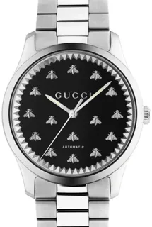 Gucci G-Timeless YA126283 Stainless steel Black