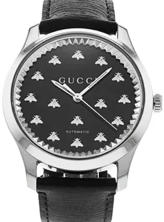 Gucci G-Timeless YA126286 Stainless steel Black