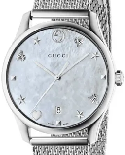 Gucci G-Timeless YA1264040 Stainless steel White