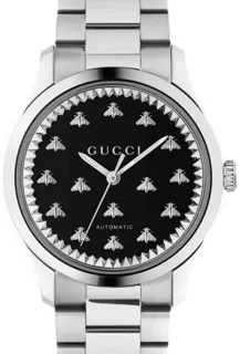 Gucci G-Timeless YA1264130 Stainless steel Black