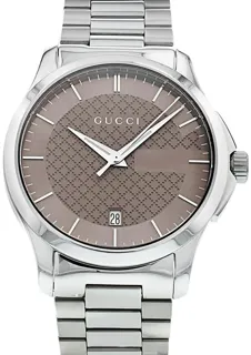 Gucci G-Timeless YA126445 Stainless steel Brown