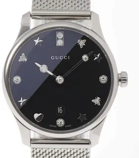 Gucci G-Timeless YA1265001 Stainless steel Black