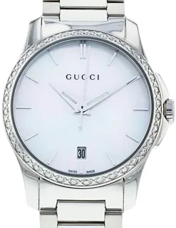 Gucci G-Timeless YA126543 Stainless steel White