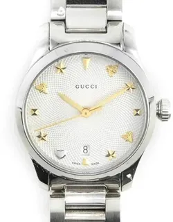 Gucci G-Timeless YA126572A Stainless steel Silver