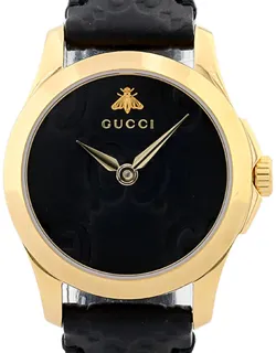 Gucci G-Timeless YA126581 Stainless steel Black