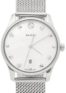 Gucci G-Timeless YA126583 Stainless steel White