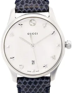 Gucci G-Timeless YA126588 Stainless steel White