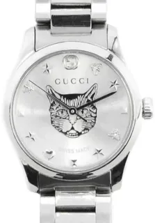 Gucci G-Timeless YA126595 Stainless steel Silver