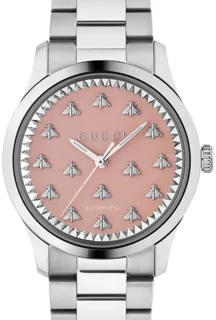 Gucci G-Timeless YA1264188 Stainless steel Pink