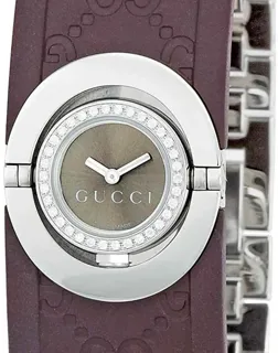 Gucci Twirl YA112528 Stainless steel Brown