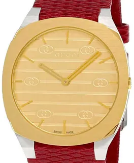 Gucci Gucci 25H YA163415 Stainless steel and PVD Golden