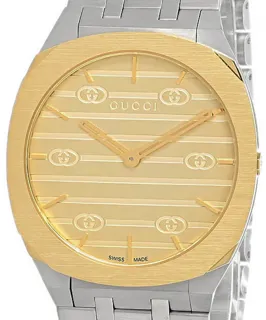 Gucci Gucci 25H YA163418 Stainless steel and PVD Golden