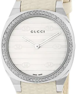 Gucci 25H YA163504 Stainless steel Beige