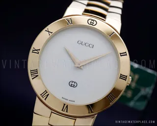 Gucci 3300M Gold-plated Cream