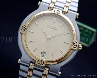 Gucci Stainless steel and Gold-plated Golden