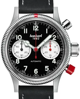 Hanhart 1882 Automatic 716.211-0010 40mm Stainless steel Black