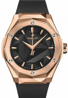 Hublot Classic Fusion 45, 42, 38, 33  550.OS.1800.RX.ORL19 Yellow gold Black