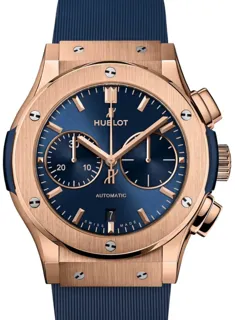 Hublot Classic Fusion 521.OX.7180.RX Yellow gold Blue