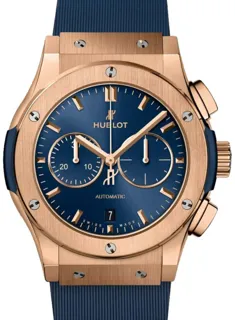 Hublot Classic Fusion 541.OX.7180.RX Yellow gold Blue