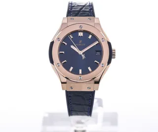 Hublot Classic Fusion 542.OX.7180.LR Red gold$Stainless Steel Blue