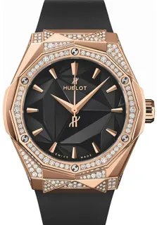 Hublot Classic Fusion 550.OS.1800.RX.1804.ORL19 Yellow gold Black