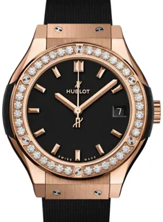 Hublot Classic Fusion 565.OX.1480.RX.1204 Yellow gold Black