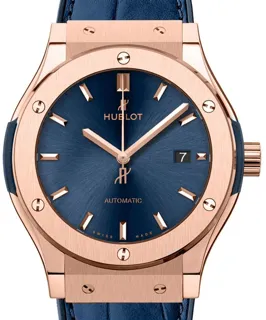 Hublot Classic Fusion 581.OX.7180.LR Red gold Blue