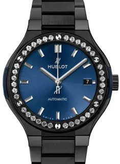 Hublot Classic Fusion 585.CM.7170.CM.1204 Ceramic Blue