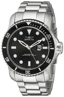 Invicta Pro Diver 15075 49mm Stainless steel Black