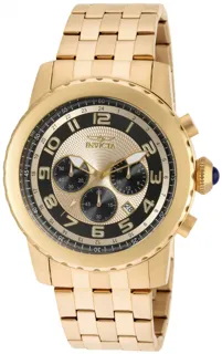 Invicta Specialty 19463 50mm Stainless steel Gold$Black