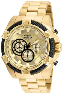 Invicta Speedway 25515 Yellow gold Golden