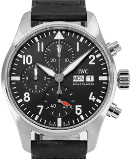 IWC Pilot IW388111 Stainless steel Black