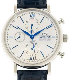 IWC Portofino Chronograph IW391037 Stainless steel Silver