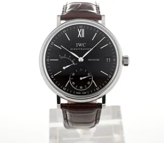 IWC Portofino Hand-Wound IW510102 45mm Stainless steel Black