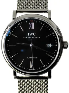 IWC Portofino IW356506 40mm Stainless steel Black