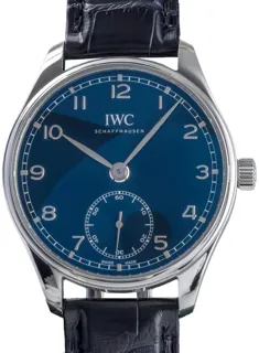 IWC Portugieser IW358305 40mm Stainless steel Blue