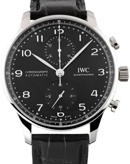 IWC Portugieser IW371609 Stainless steel Black