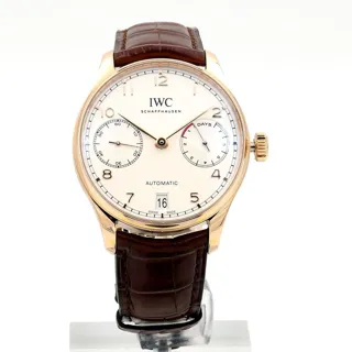 IWC Portugieser IW500701 Yellow gold Silver