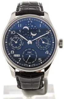 IWC Portugieser IW503401 White gold Blue