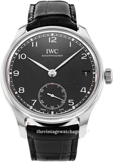 IWC Portugieser IW510202 Stainless steel Black