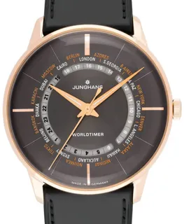 Junghans Meister 27/5013.02 Rose gold Black