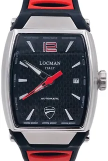 Locman Ducati D551A09S-00CBRDSR Stainless steel Black