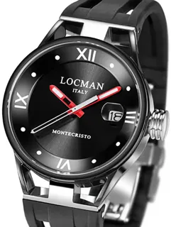 Locman Montecristo 0520V05-GUBK00SK 35mm Stainless steel Black