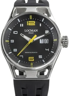 Locman Montecristo 0546A01S-00BKYLSK Stainless steel Black