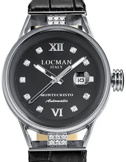 Locman Montecristo 0525D01D-0DBKIDPK 34mm Stainless steel Black