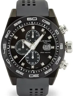 Locman Stealth 0217V3-GKGYNKS2A 46mm Stainless steel Black