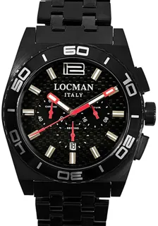 Locman Stealth 0212BKKA- CBKBRK 44mm Stainless steel Black